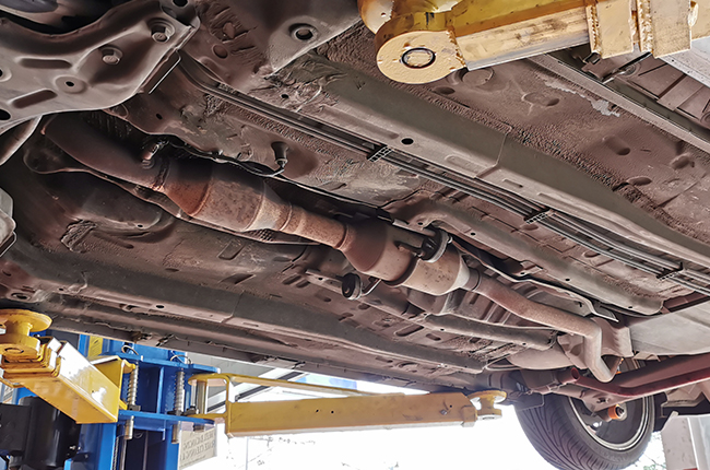 Examination of the Exhaust System: