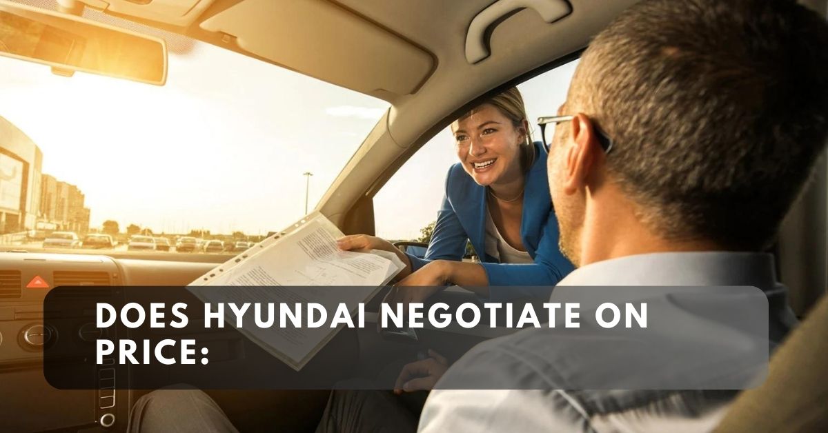 Does Hyundai Negotiate on Price: