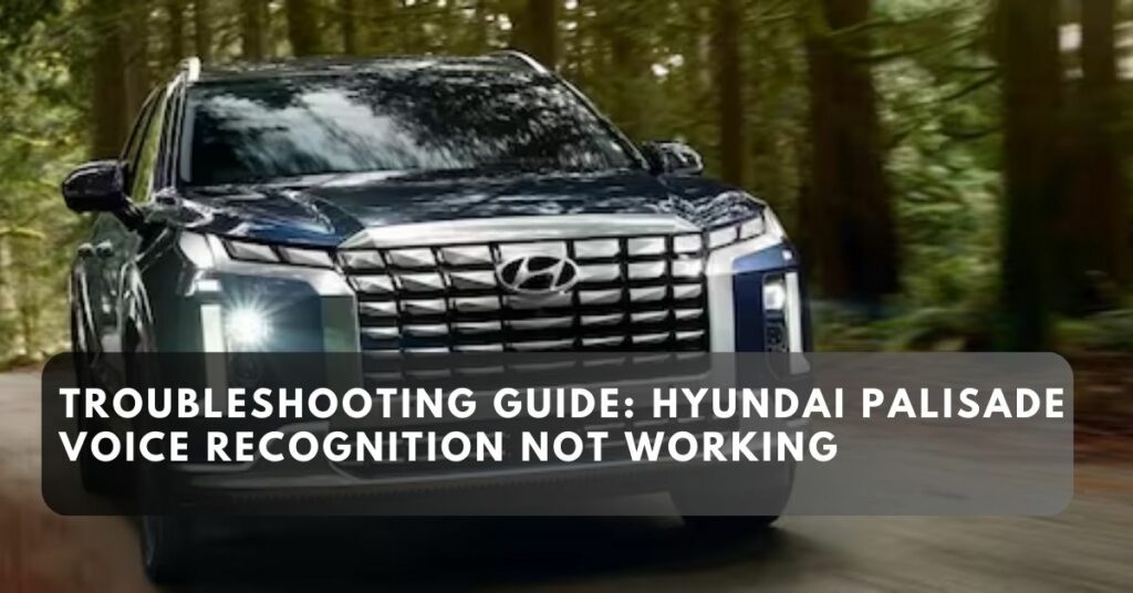 Troubleshooting Guide Hyundai Palisade Voice Recognition Not Working